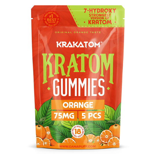 Orange Kratom Gummibärchen